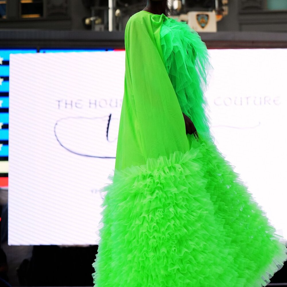 Tulle Trimmed Opera Cape